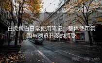 白虎嫩白日常使用笔记：整体使用氛围与浏览节奏的感受