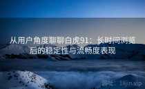 从用户角度聊聊白虎91：长时间浏览后的稳定性与流畅度表现