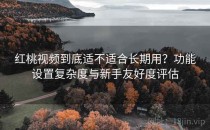 红桃视频到底适不适合长期用？功能设置复杂度与新手友好度评估