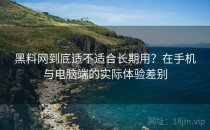 黑料网到底适不适合长期用？在手机与电脑端的实际体验差别