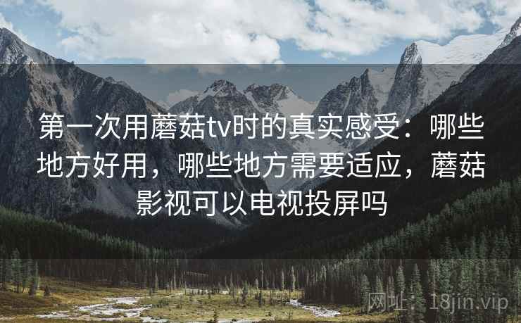 第一次用蘑菇tv时的真实感受：哪些地方好用，哪些地方需要适应，蘑菇影视可以电视投屏吗  第2张