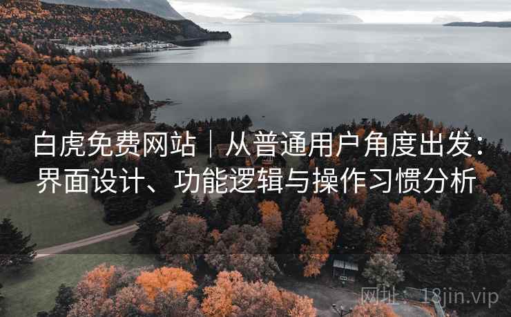 白虎免费网站｜从普通用户角度出发：界面设计、功能逻辑与操作习惯分析  第2张