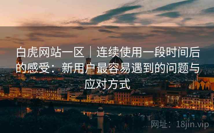 白虎网站一区|连续使用一段时间后的感受:新用户最容易遇到的问题与应对方式 第1张 白虎网站一区|连续使用一段时间后的感受:新用户最容易遇到的问题与应对方式 第1张